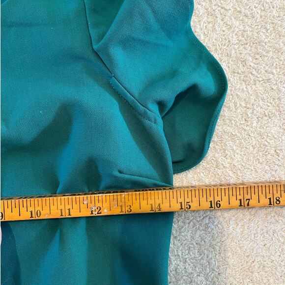 New With Tags Lulus‎ Ruffle Sleeve Dress Size XS Green Fitted - Picture 4 of 9